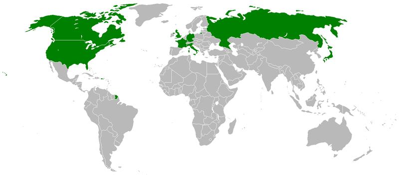 G8 (anglicky Group of Eight, německy Gruppe der Acht) je sdružení sedmi nejvyspělejších států světa (Francie, Itálie, Německo, Spojené