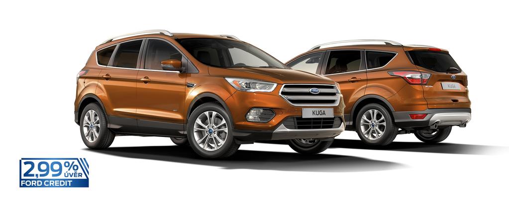 NOVÝ FORD KUGA I AKČNÍ CENÍK Nenechte si ujít mimořádnou nabídku TOP Edition Výbava Titanium TOP Edition STLine TOP Edition Motor Výkon Převodovka Cenové zvýhodnění */** Zvýhodněná cena*/** 120 k /