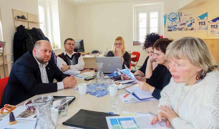 Rada Euroregionu Krušnohoří v Duchcově. Rat der Euroregion in Duchcov. Dopravní komise. Arbeitsgruppe Verkehr. První jednání dopravní komise v letošním roce proběhlo 13. 2. 2018 v Dubí.
