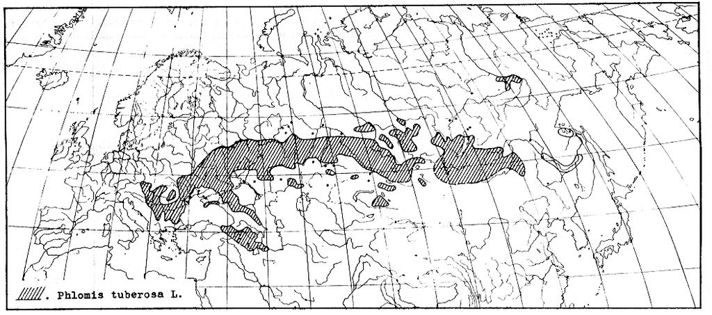 Současné areály stepních druhů glaciální stepi jižní Sibiř je na stejné rovnoběžce jako