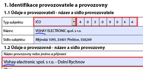 údajům uvedeným např. v Registru živnostenského podnikání www.rzp.cz, v registru Energetického regulačního úřadu www.eru.cz, apod.