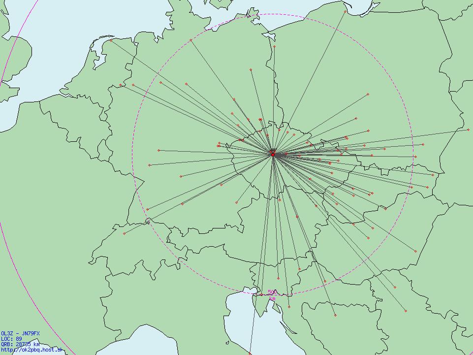 OL3Z ze 89QSO -> 23xOK, 23xDL, 9xOM, 13xSP.