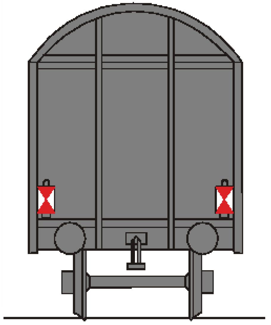 Tato světla musí být rozsvícena pokaždé, když je vlak veden řízen z tohoto konce. Přední světla musí optimalizovat rozlišitelnost vlaku (např.