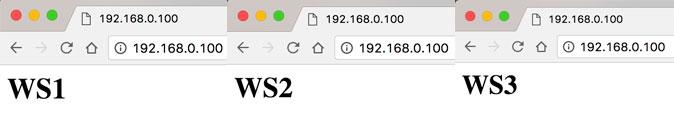 50 Postup konfigurace v laboratorním prostředí Obr. 11 Test vyvažování zátěže ve webovém prohlížeči Nyní zkontrolujeme, co se děje, vypsáním logovacího souboru access.log. Tento soubor nalezneme v adresáři /var/log/nginx/.