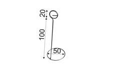 stojánek s očkem (nerez drát 1,6mm) délka stopky 30mm,sleva 20% od 100ks 890 DRŽÁK CENOVKY - STOJÁNEK 050 ks 9,09 11,00 0,38 0,46 Stojánky slouží k označení takového zboží, do kterého není vhodné