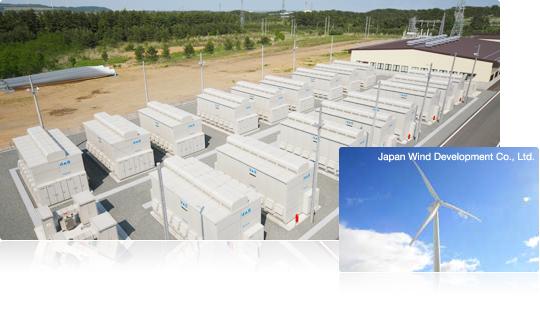 2. Současný stav 22 Obr. 2.2: Zařízení, které vyvíjí NGK Insulators a TEPCO v Japonsku [52] nímu navýšení výroby elektřiny z FVE a tím pádem i k vyššímu zatížení místních sítí stochastickou výrobou elektřiny.