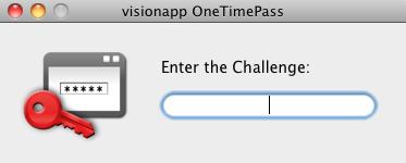 3. Spusťte aplikaci visionapp OneTimePass a zadejte Váš PIN kód. 4.
