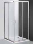ARTEMIS čtvrtkruhový sprchový kout s jedno křídlovými dveřmi provedení profilu - stříbro, kování chrom provedení výplně - čiré sklo s
