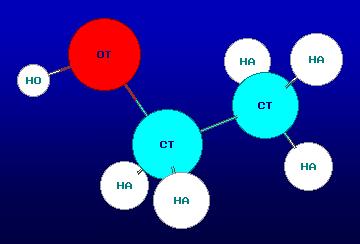 05 % molekul) velké: mnoho èlenù vazebné síly: vibrace vazeb (1{2): U = K(r r 0 ) 2 lze nahradit pevnou vazbou vibrace úhlù torze (1{4) a torzní potenciál: n K n cos(nφ) \improper torsion" (dr¾í >C=O