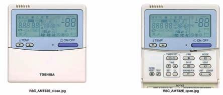 teplotné čidlo (dá sa aktivovať) kontrolka pre čistenie filtra systé diagnostiky porúch Káblové diaľkové ovládanie s týždenný časovačo (RB-MS41E) veľký, prehľadný LD-displej jednoduchá obsluha všetky