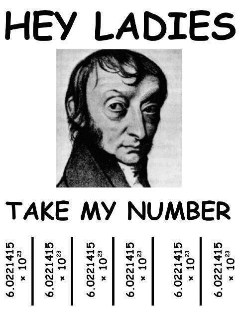 Avogadrova konstanta N A Počet částic, které
