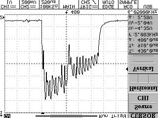 informaci o doteku na jednotlivých elektrodách v bitové podobě tvaru ( 0x42 ) v prvním bytu a ( 0x40 ) v druhém bytu, t.j. (odezva na stisk tlačítka s označením 3).