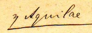 1: Porovnání slova η Aquilae v černém nesignovaném deníku (vlevo), v červeném nesignovaném deníku (uprostřed) a v deníku G. Grusse (vpravo). Obrázek 3.