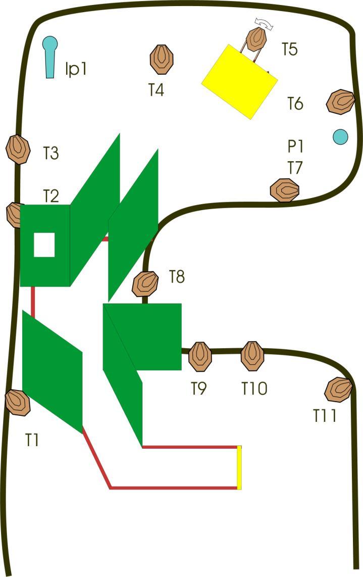 STAGE 6 11x IPSC,1x IPSC Popper, 1 x Deska Min. počet ran: 24 Max.