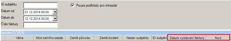 Změny bez verze, nasazeno 29.9.2016 Byl rozšířen číselník Režim přenesení DPH o položku s kódem 21 - Poskytnutí vymezených služeb elektronických komunikací. Změny bez verze, nasazeno 19.9.2016 V modulu Sestavy jednoduché do reportu Podklady pro intrastat byly doplněny sloupce Datum vystavení faktury a kurz.