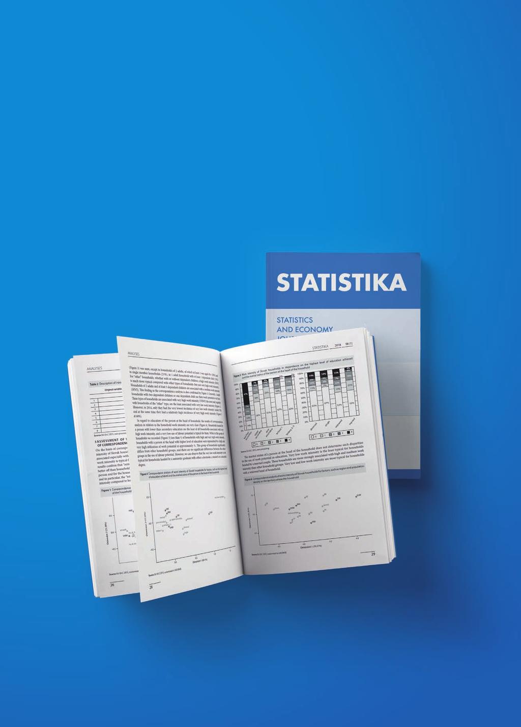 Statistika Mezinárodní odborný časopis ČSÚ 4x ročně anglicky tištěný i on-line