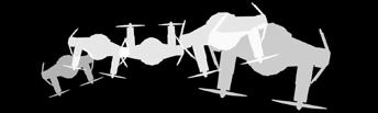 OTOČKA PROTI SMĚRU HODI- NOVÝCH RUČIČEK (B) Stiskněte tlačítko levé spoušti během letu a Váš dron se otočí o 360 stupňů proti směru hodinových ručiček a