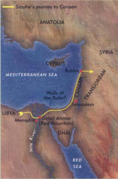 Putování a přechod Vládcových zdí, putování jižní Levantou a Zajordánskem Biblické