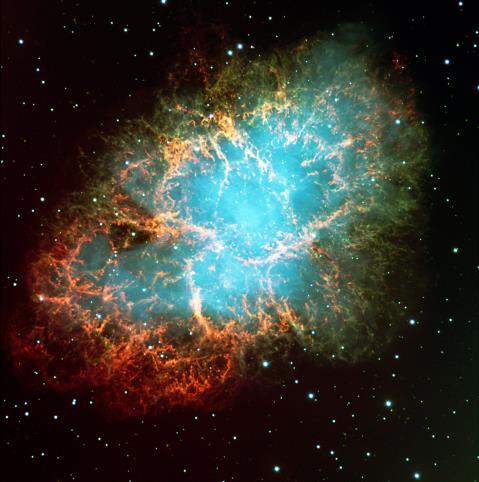 Centrální hvězda dále existuje jako neutronová hvězda nebo černá díra a odtržený plyn se rozpíná