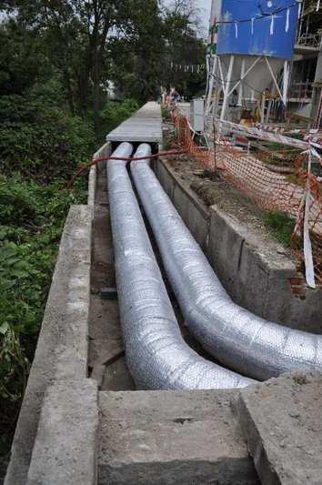Potrubí dodatečně izolované 22/73 materiály potrubí: ocel tepelná