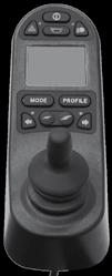 Ovládací modul < LCD > (1) Joystick (2) Zdířka pro nabíjení baterií (3) Připojovací zdířka pro externí tlačítko (11) < Mode > nebo externí klávesnici pro přestavování (4) Připojovací zdířka pro
