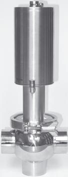 pneumatisch Sedlový ventil - přestavitelný, typ TT 4733C-050-P45-LT 4735C-050-P45-TTT 8 NIOB FLUID s. r.