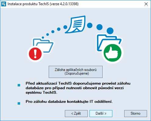 TechIS Návod na aktualizaci Krok 5.