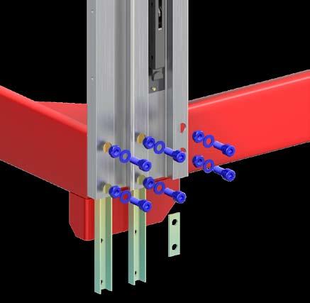 NÁVOD NA MONTÁŽ CS MAX 007/05/3 3 4 MONTÁŽ SLOUPKŮ K PLATU / PILLAR MOUNTING TO FRAME / Крепления