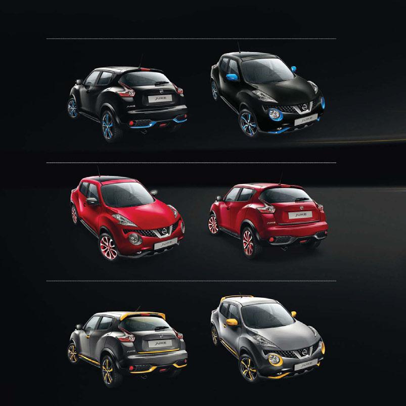 S rozsiahlou paletou farieb Nissan sú vaše možnosti štýlových úprav nekonečné.