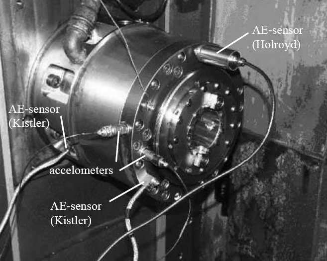 RUUSKA, M., ANDERSON. P.H.: Spindle bearing monitoring using acoustic emission. In: XVII IMEKO WORLD CONGRES PROCEEDINGS, Pages: 2164 2167, Dubrovnik, CROATIA, 2003.