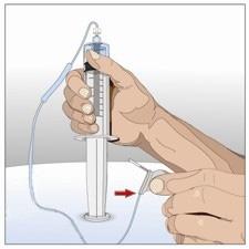 Pokud je na Vaši dávku potřeba více než jedna injekční lahvička rekombinantní lidské hyaluronidázy, opakujte krok 6.