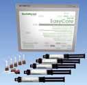 V kombinaci s Easy glasspost a EasyCEM tvoří systém pro postendodontické ošetření. 1 SADA EasyCore Intro Kit DE4124300 2.