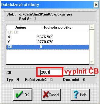 stejným bodm na rzných snímcích piate stejná ísla (to je velmi dležité) 4. vlícovacím bodm piate jejich reálná ísla a ísla spojovacích bod zeteln odlište (nap. VB 101, 502, 1108 a SB 2001, 2002.) 5.