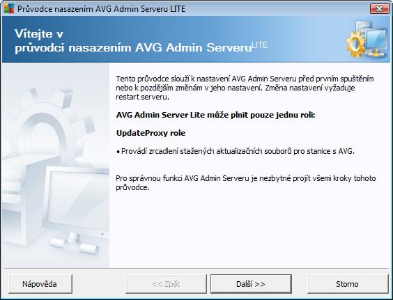 8. AVG Admin Lite AVG Admin Lite je zjednodušená verze Vzdálené správy AVG. Obsahuje pouze zjednodušenou verzi průvodce nasazením na server a průvodce pro instalace stanice.