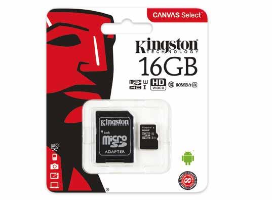 Kapacita 16GB Typ karty microsd