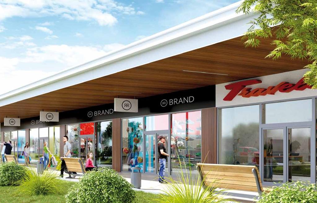 Osvědčený formát Fashion areny Proven concept of Fashion arena outlet center Popis projektu Společnost TK Development, po realizaci a dlouholetém provozování úspěšného outletového centra Fashion