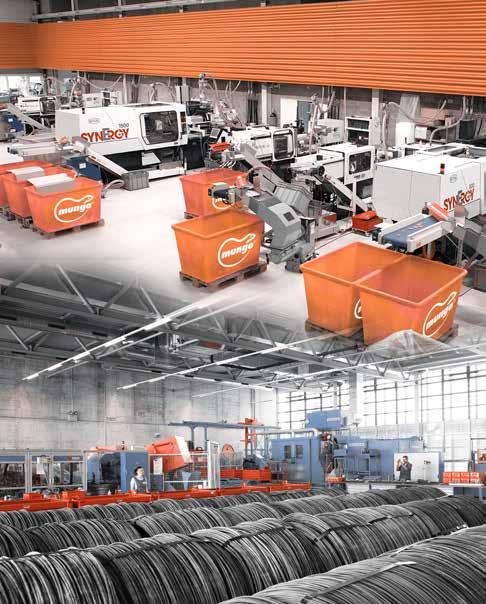 Proizvodnja kovinskih vložkov s tehnologijo hladnega preoblikovanja Že več kot 48 let ima Mungo veliko izkušenj na področju prodaje in proizvodnje jeklenih sider.