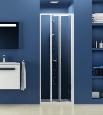 Sprchové dveře ASDP3 - sprchové dveře posuvné třídílné Extrémně odolné,