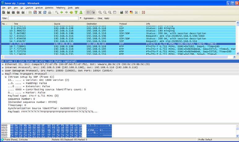 C Návrh laboratorní úlohy C.1 Laboratorní úloha obrana před odposlechem a násilné ukončení hovoru ve VoIP s využitím PBX Asterisk Zadání: 1) Realizujte obranu odposlechu pomocí SRTP protokolu.