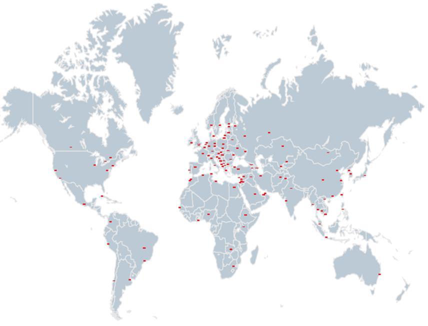 Jednotná zahraniční síť aktéři v zahraničí zastupitelské úřady České republiky a zahraniční kanceláře agentury CzechTrade pokrývá více než 90 zemí světa od USA po Japonsko a postupně je rozšiřována