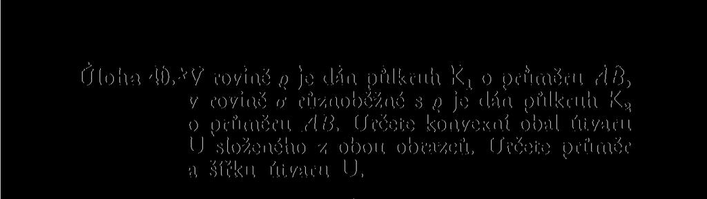 Daná polokoule je omezena kruhem a jistým hlavním vrchlíkem V kulové plochy K.