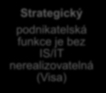 Strategický podnikatelská funkce je bez IS/IT