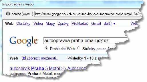 Práce s programem 2.6.1.4 33 Import z webové adresy Tlačítko importu z webové stránky otevře okno do něhož je možné zapsat webovou adres (tzv. URL).