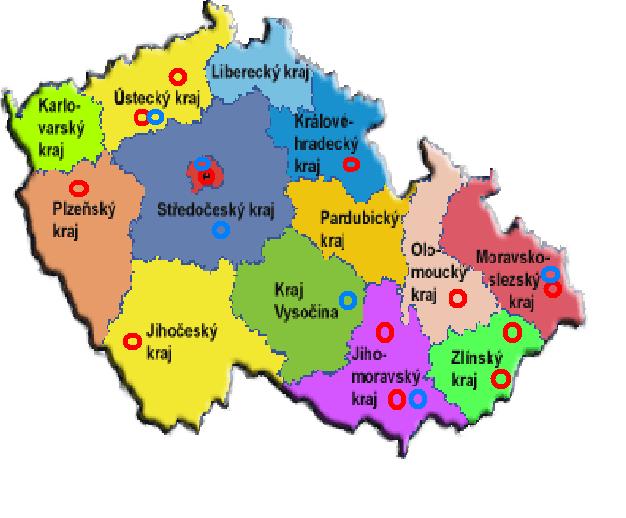 2003 - Domácí hospicová péče při Hospici v Mostě, 2004 - Mobilní hospic Dobrého Pastýře v Čerčanech, 2005 - Mobilní hospic Ondrášek v Ostravě, 2006 - Domácí hospic, Oblastní Charita Uherské Hradiště