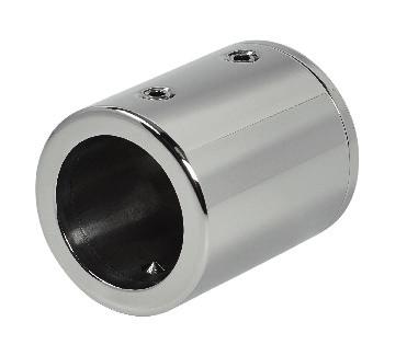 connector for tubular rail wall