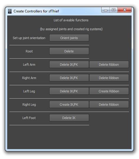 40 KAPITOLA 4. IMPLEMENTACE Obrázek 4.4: Okno Create Controllers Zdroj: vlastní Okno Create Deformations Soubor několika nástrojů poskytuje okno Create Deformations.