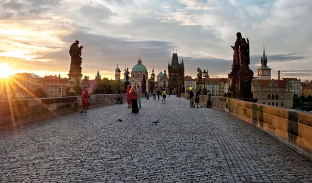 Cụm từ Praha - Trái tim của châu Âu dùng để chỉ vị trí của thành phố nằm ở giữa lòng châu Âu.