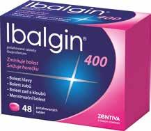 30 % zmenšuje otok IBALGIN 400 mg 48 tablet RŮŽOVÝ IBALGIN JE JEN JEDEN. Ě NYNÍ V CEN 0 g ulgel 15 Voltaren Em lení ba i g!