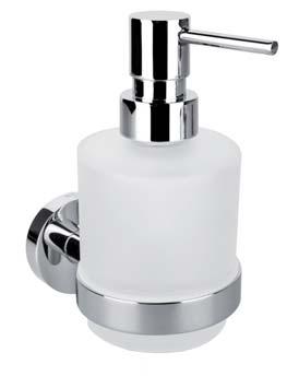 tekutého mýdla na dvou úchytkách Soap dispenser Seifenspender Настенный дозатор для жидкого мыла (металлический