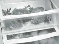 USING THE REFRIGERATOR FOOD LEAST COLD AREA INTERMEDIATE AREA COLDEST AREA ATTENTION The temperature inside the refrigerator can be selected by turning the thermostat control.